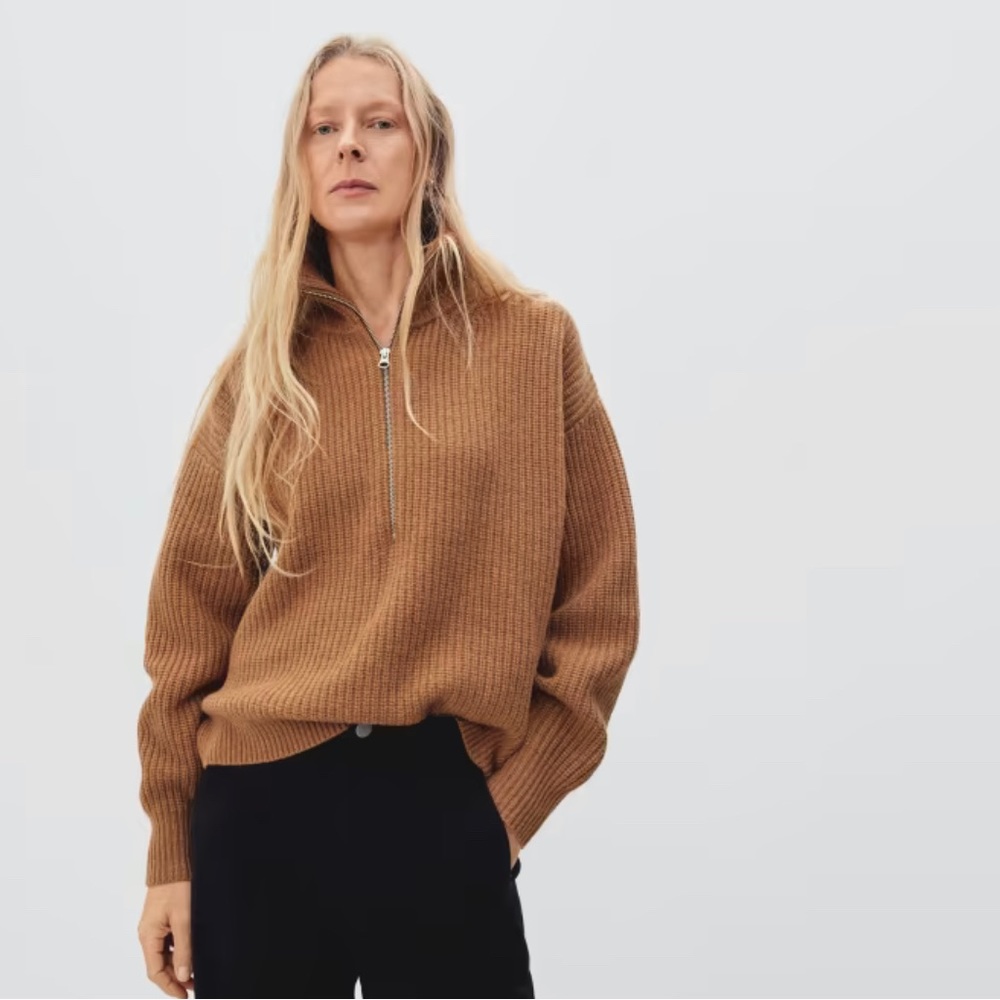 Everlane merino half zip